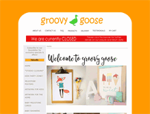 Tablet Screenshot of groovygoose.com.au